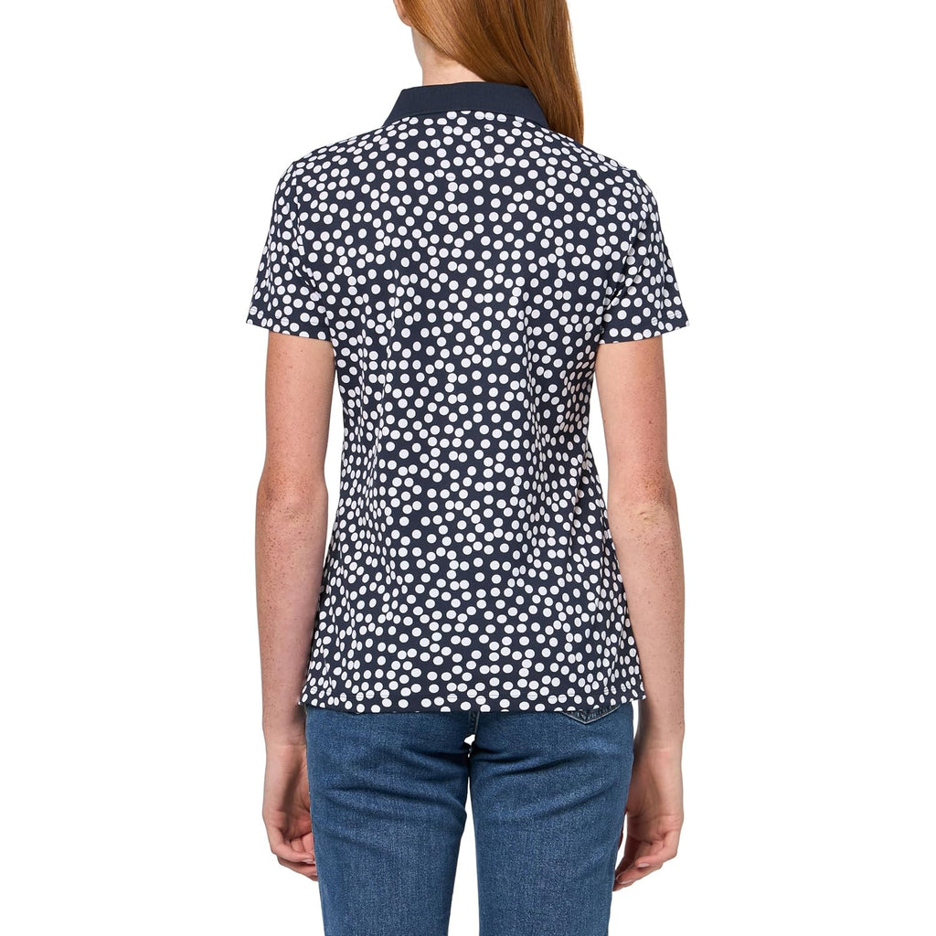 Women's Polo Short Sleeve Button Placket Polo