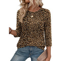 Zeagoo 3/4 Length Sleeve Womens Tops Crew Neck Loose Fit Shirts Pleated Cute Clothes Dressy Casual 2026 Summer Tunics