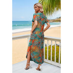 Wiholl Women'S Summer Short Sleeve Dresses Maxi Dress Vacation Beach Sundresses 2026 With Pockets