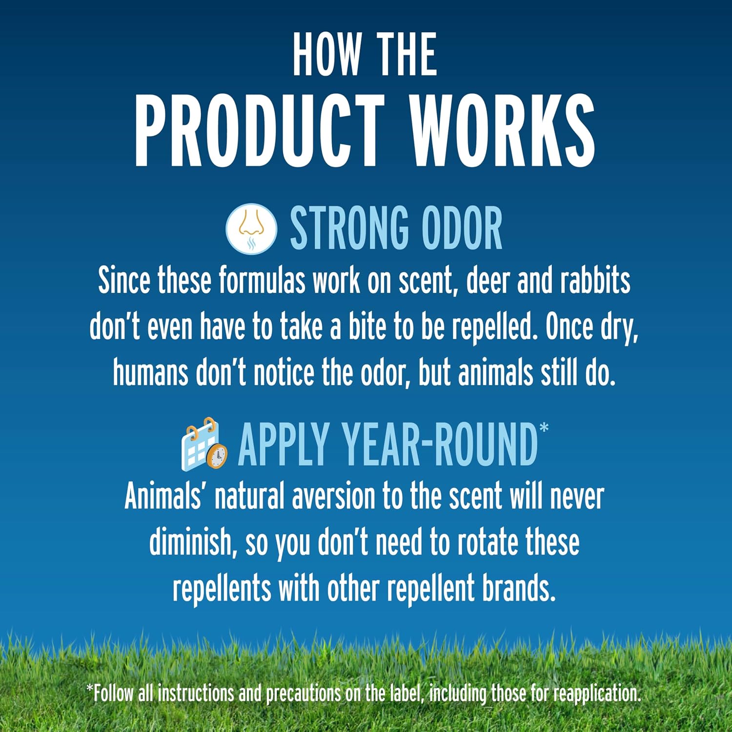 Liquid Fence Deer And Rabbit Repellent Concentrate 40 Ounces, Apply Year-Round