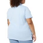 Women's Short-Sleeve Polo Shirt, Soft Stretch Cotton Jersey (Available in Plus Size)