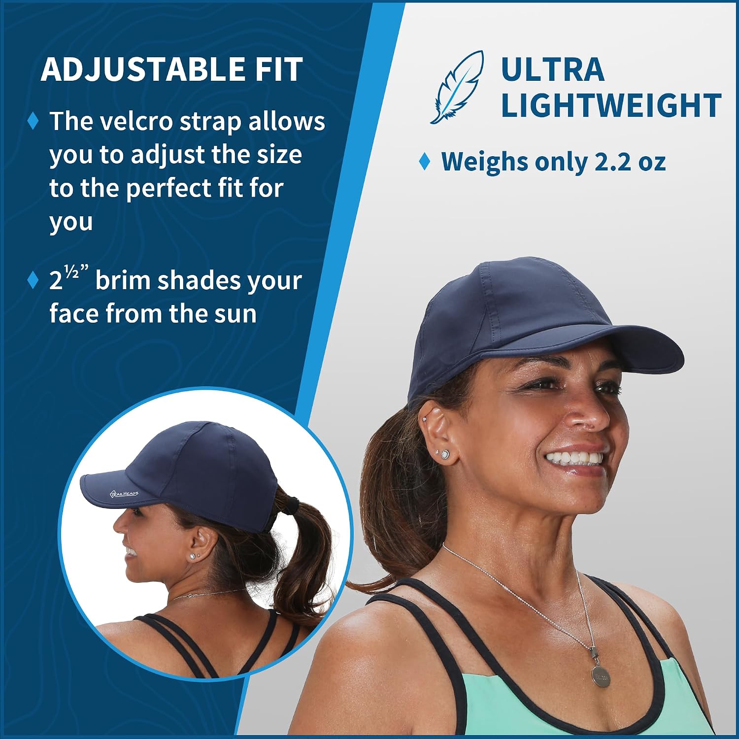 Trailheads Uv Protection Running Hats For Women, 50+ Upf - Summer Hats For Women Baseball Cap - Tennis, Golf, Gym, Workout