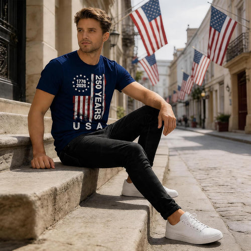 250 Anniversary Usa Shirts: 1776-2026 250Th Birthday Patriotic American Flag T-Shirt 4Th Of July Shirt