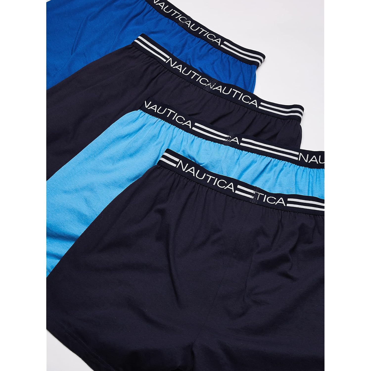 Nautica Men'S 4 Pack Classic Cotton Loose Knit Boxers