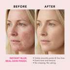 Peptide Blur Stick Foundation, Medium Buildable Coverage, Soft-Focus Pore Blurring, Hydrating Foundation for Mature & Textured Skin, Clean Beauty Makeup 0.29 oz – (Light/Medium)