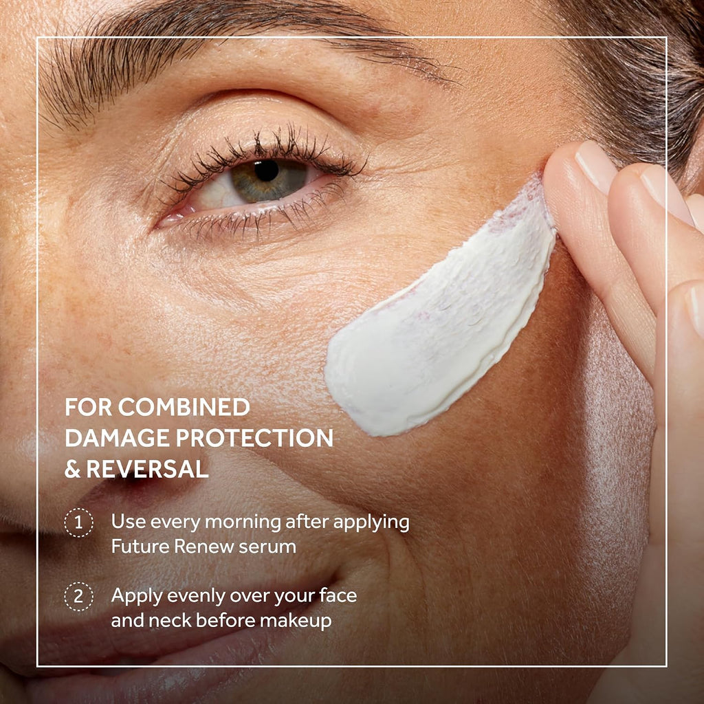 No7 Future Renew Damage Reversal Face Cream With Spf 25 - Anti Aging Face Moisturizer With Skin Firming Benefits - Formulated With Peptide Technology To Protect, Repair & Intensely Hydrate (1.69 Oz)