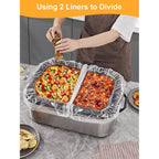 SMARTAKE Electric Roaster Liners, 10 Count Disposable Roaster Liners, Fits 16, 18, 22 Quart Roasters, Roaster Pan Oven Liners Plastic Cooking Bags for Instant Cleanup, 18 x 34 Inch