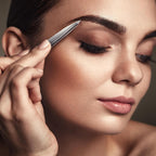 Pointed Tweezers | High Carbon Stainless Steel Needle Nose | Fine Point Precision Hair Removal | Perfectly Aligned & Hand-Filed Sharp | Silver