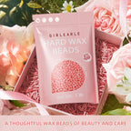 GIRLEARLE Hard Wax Beads, 1lb Wax Beans for Hair Removal Sensitive Skin with Rose Formula, Perfect for Full Body, Facial, Brazilian Bikini, and Legs at Home Wax Refill for Women Men (pink)