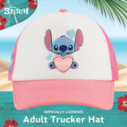 Disney Stitch Dad Hat, Adult Cotton Baseball Cap With Curved Brim