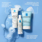 Effaclar Daily Acne Essentials Kit, Acne Treatment System, Salicylic Acid Acne Cleanser, Pore Refining Toner, & Matte Face Moisturizer For Oily Skin & Combination Skin, Oil-Free, 2 Month Supply