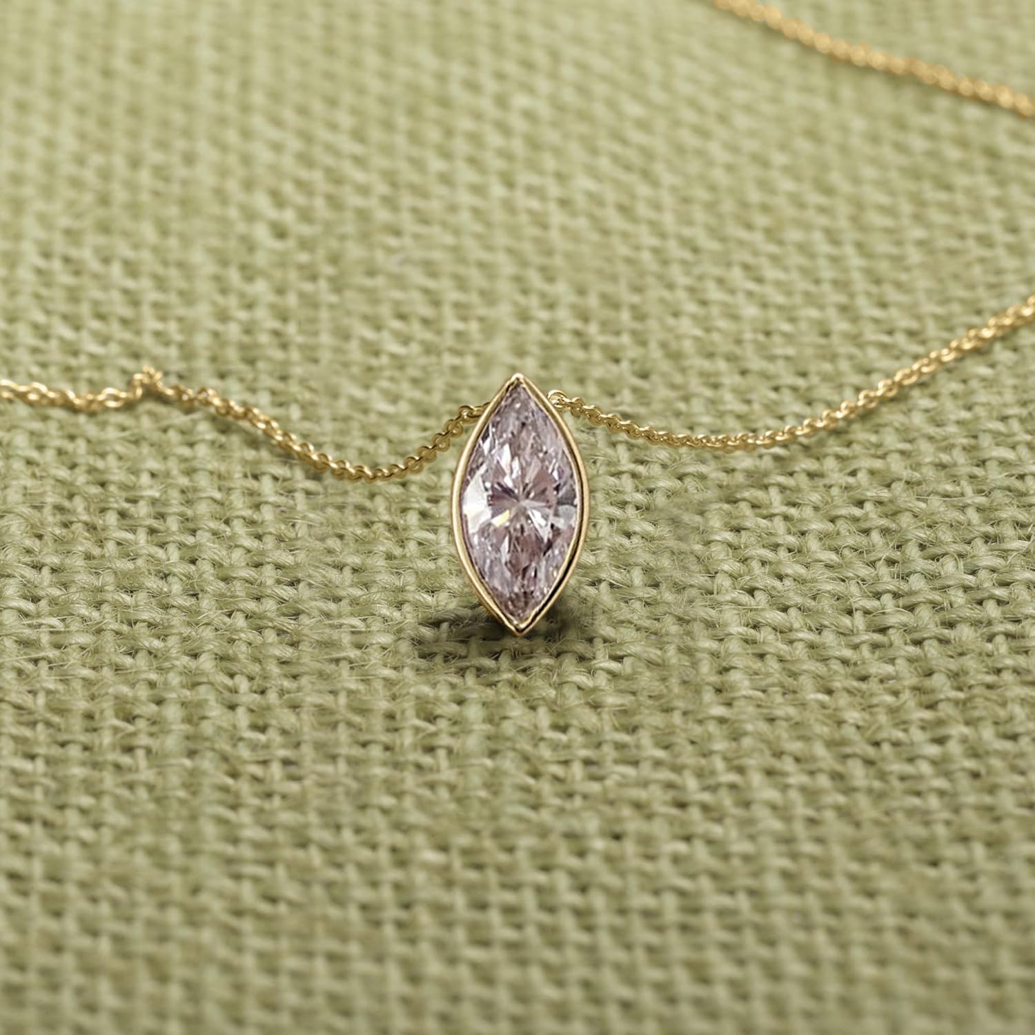FRIENDLY DIAMONDS 0.75 Carat - 6 Carat IGI Certified Lab Grown Diamond | Globe Slider Lab Diamond Necklace In 14K Or 18K White, Yellow Or Rose Gold | EF-VS Quality