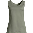Lands' End Women's Cotton Tank Top