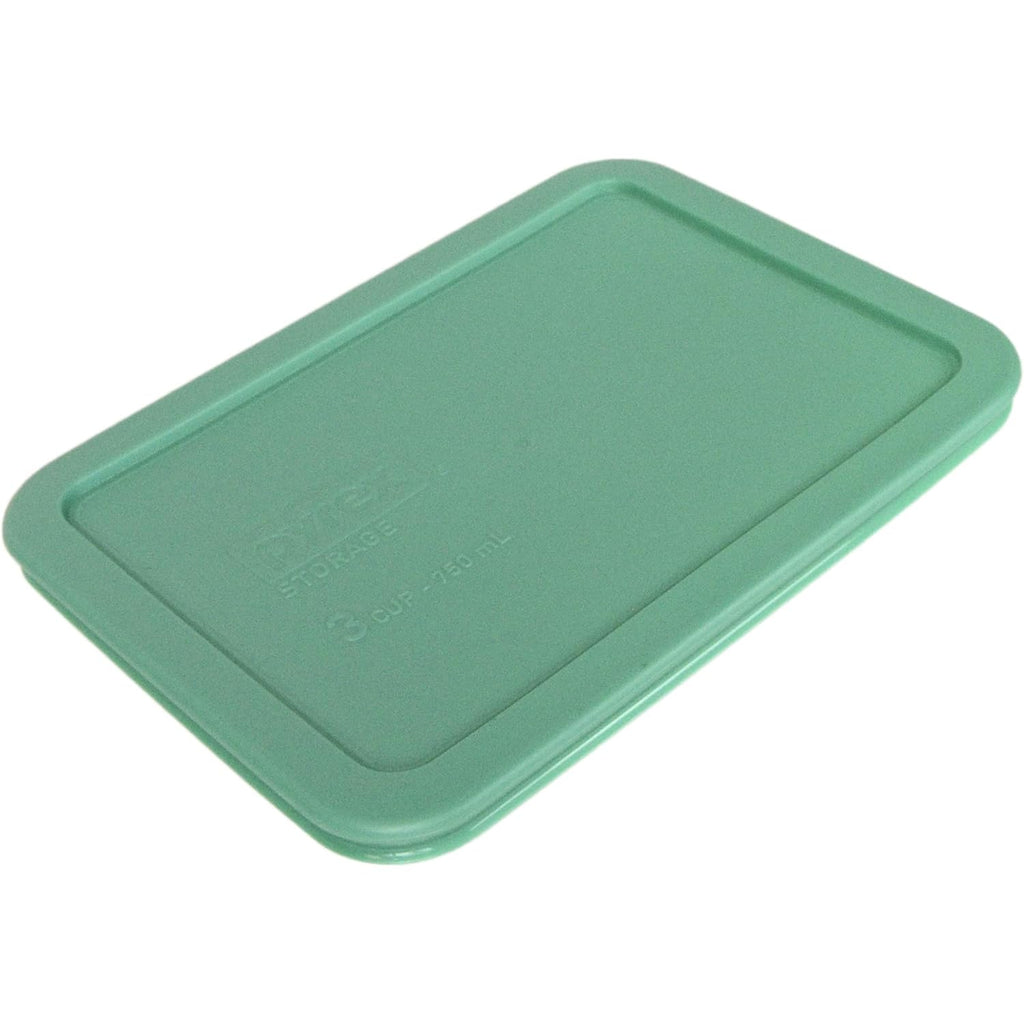 Pyrex 7210-PC 3-Cup Light Green Food Storage Replacement Lid (2-Pack) - Made in USA