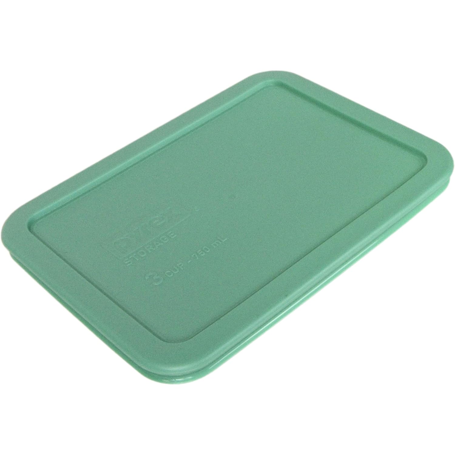 Pyrex 7210-PC 3-Cup Light Green Food Storage Replacement Lid (2-Pack) - Made in USA