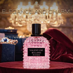 A CENTER 4PCS Perfume Set for Women - Floral Fragrance Gift Set with Vanilla,Sweet Fruity, Eau De Parfume| 3.4 Fl Oz Each Women's Cologne(Valentine Milano/Rose/Green,Valuable)