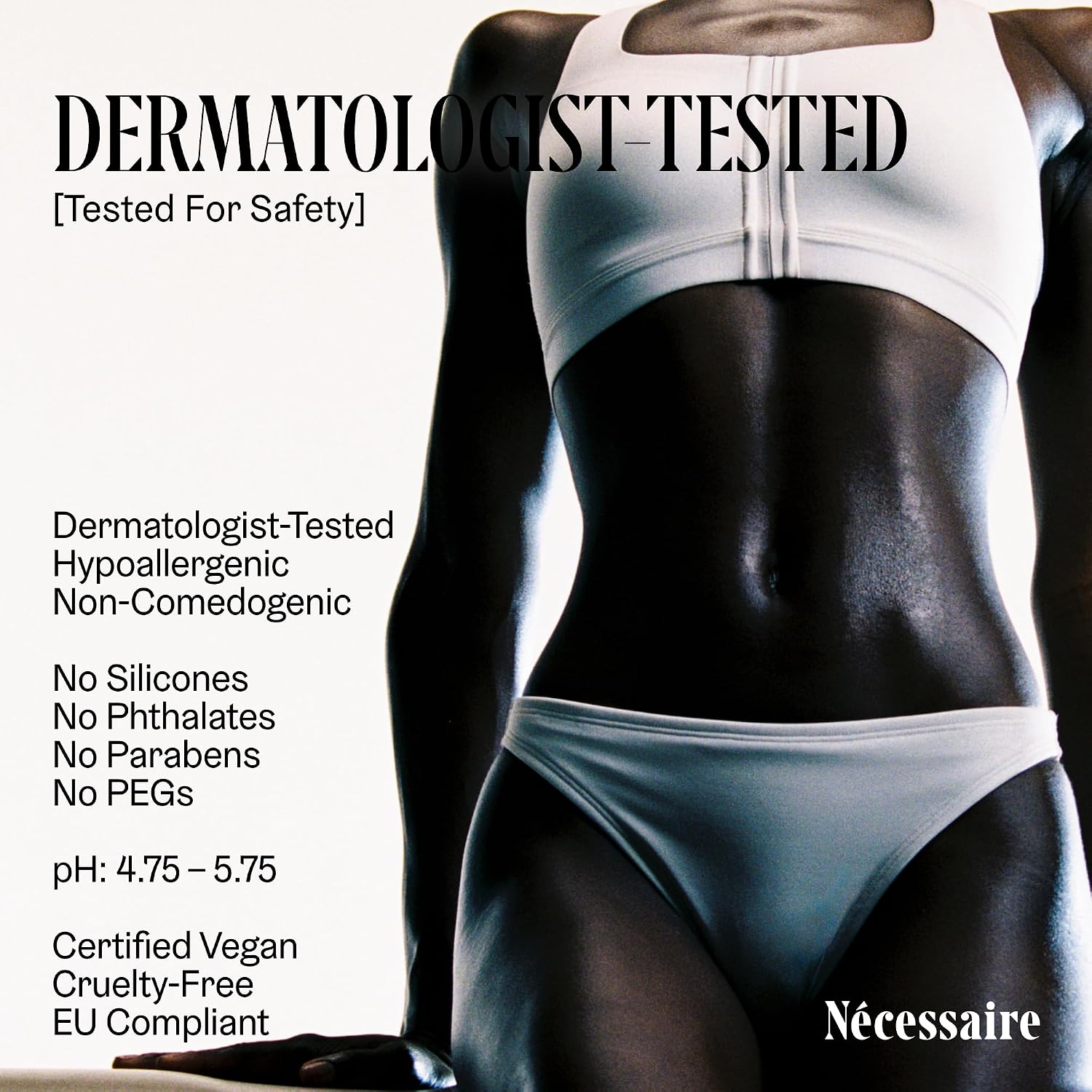 Nécessaire The Body Lotion Olibanum - Multi-Peptide Moisturizer - Firming Body Lotion For Women + Men. 2.5% Niacinamide. Non-Comedogenic + Hypoallergenic For Sensitive Skin - 15.2Oz