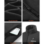 Venustas Women'S Fleece Heated Jacket With Battery Pack, Soft Lightweight Heating Coat For Outdoor Activities