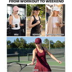 American Trends Womens Baseball Caps Cute Heart Dad Hat, Adjustable Cotton Unisex Cap for Workout, Golf & Everyday Wear