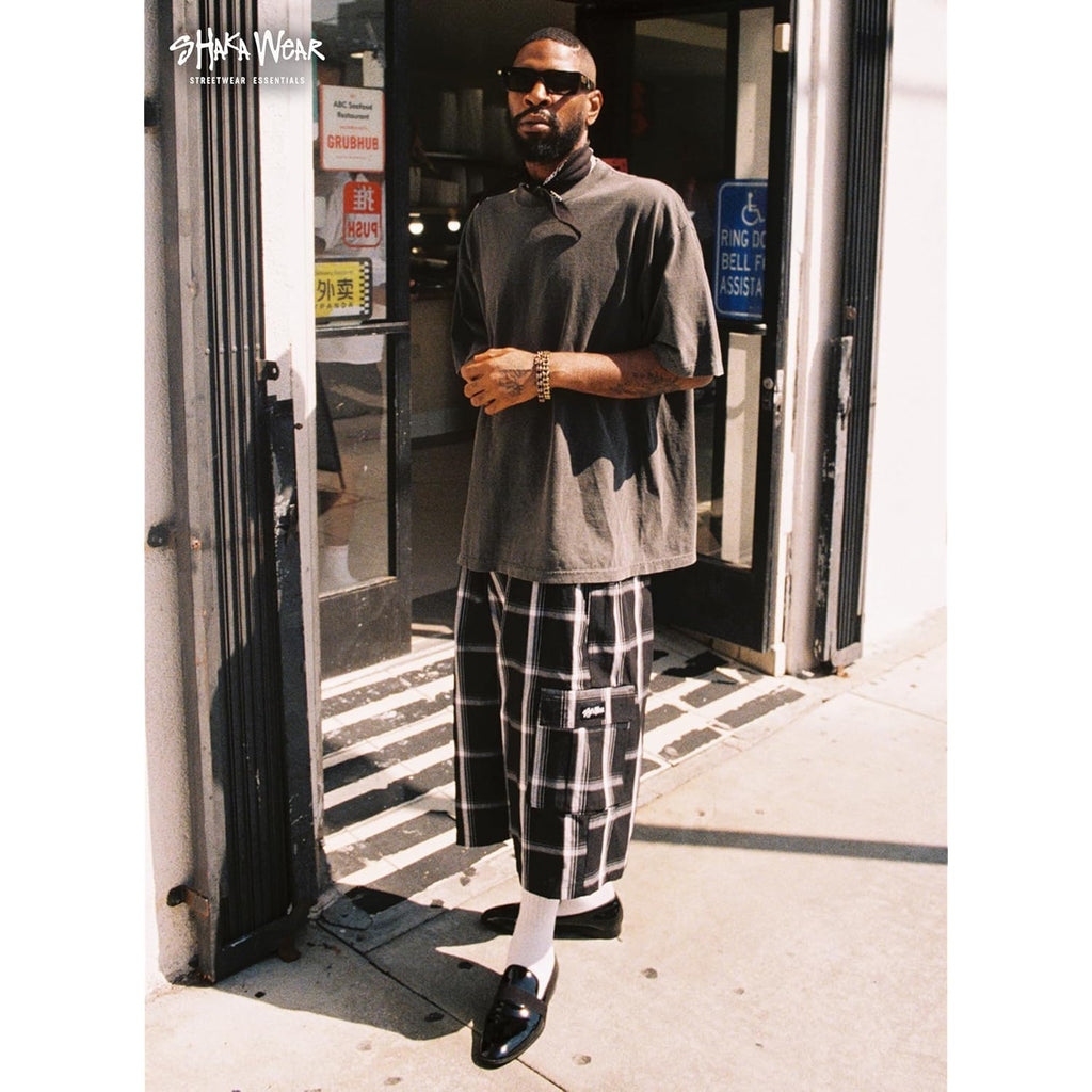 Shaka Wear 5.6Oz Plaid Shorts