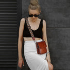 Heshe Leather Small Crossbody Bags For Women Rfid Blocking Cell Phone Purse Anti-Theft Travel Bag With Wide Straps
