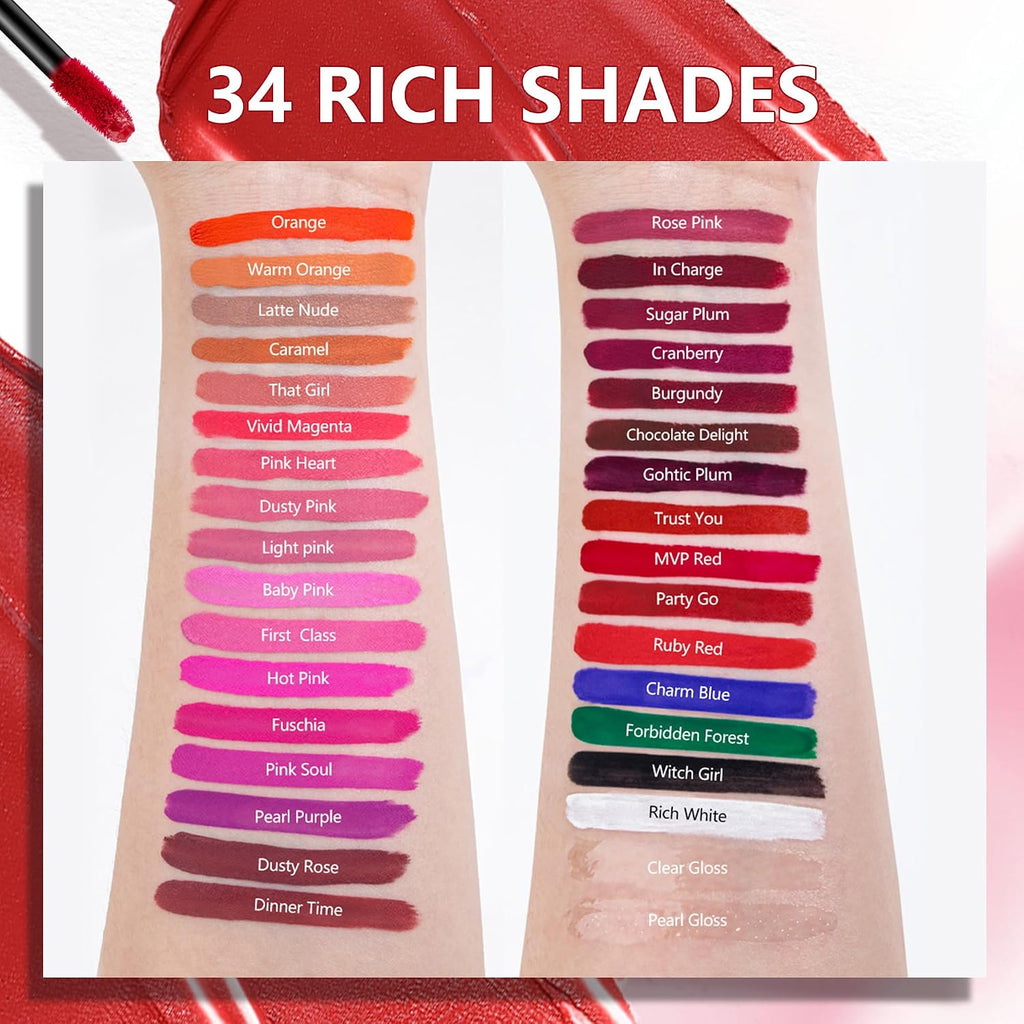 Maki Yika Nude Lipstick For Women Colorstay Long Lasting Brown Lipstick Matte Liquid Lipstick Transferproof Cruelty-Free Lip Color,Latte Nude