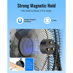 Magnetic Outdoor Misting Fan Kit, Upgraded Fan Mister Kit For Outside, Triple Nozzle Design, 16.4Ft Misting Line, Misting Cooling System For Patio, Backyard, Pool (Fans Not Included)
