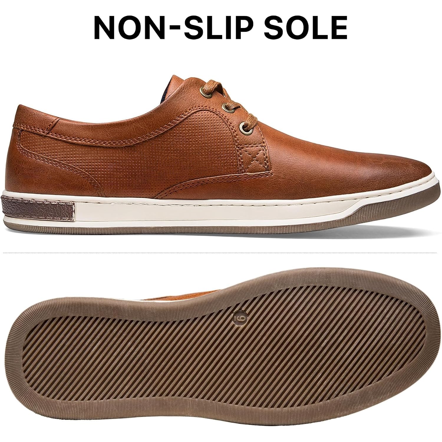 Jousen Men'S Fashion Sneakers Classic Retro Casual Shoes For Men Breathable Business Dress Sneaker