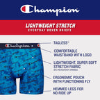 Champion Men'S Everyday Active Lightweight Stretch Variety Boxer Briefs - 3 Pack