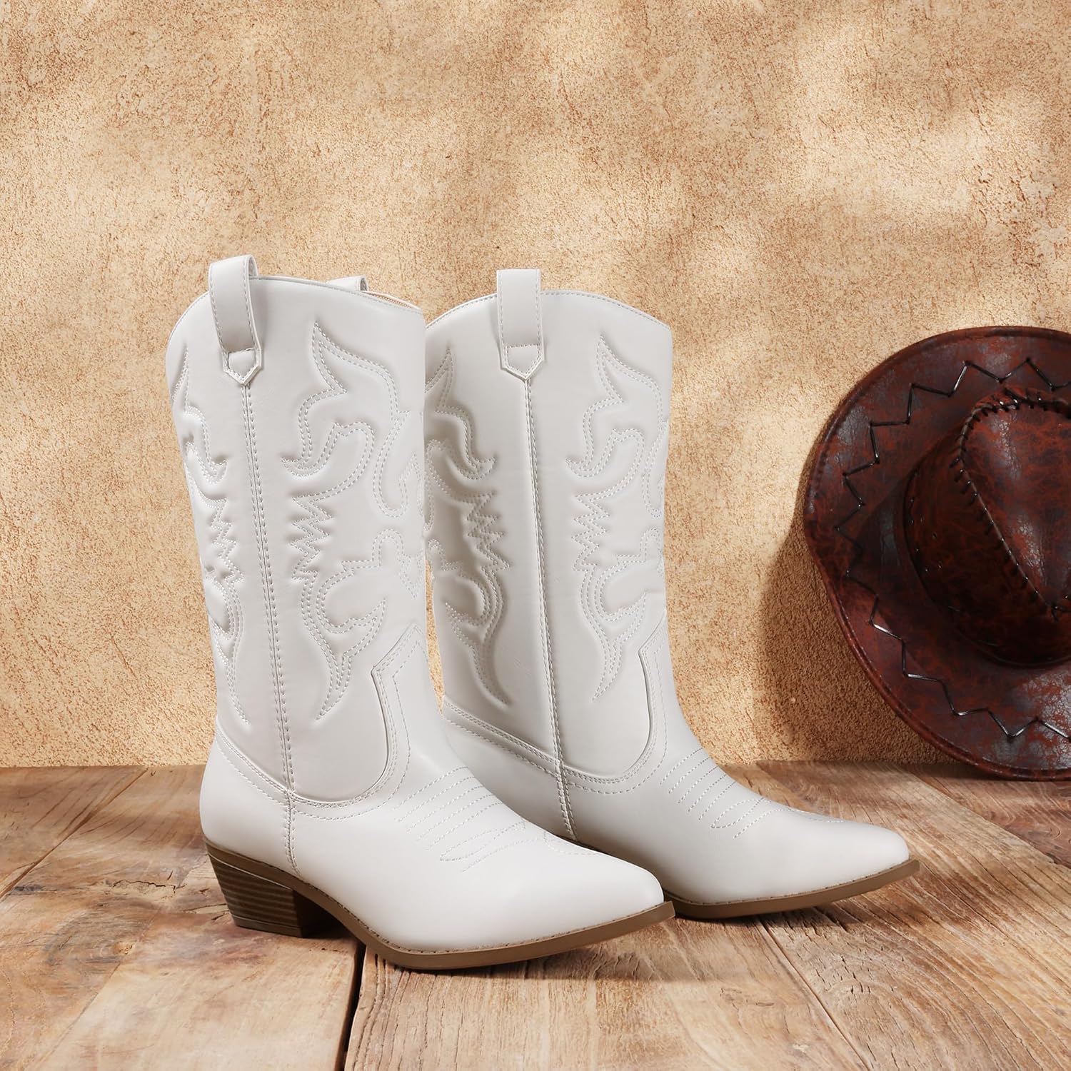 Dream Pairs Women'S Mid-Calf Boots - Classic Comfort