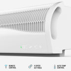 Vornado Transom Window Fan With 4 Speeds, Remote Control, Reversible Exhaust Mode, Weather Resistant Case, Whole Room, Ice White