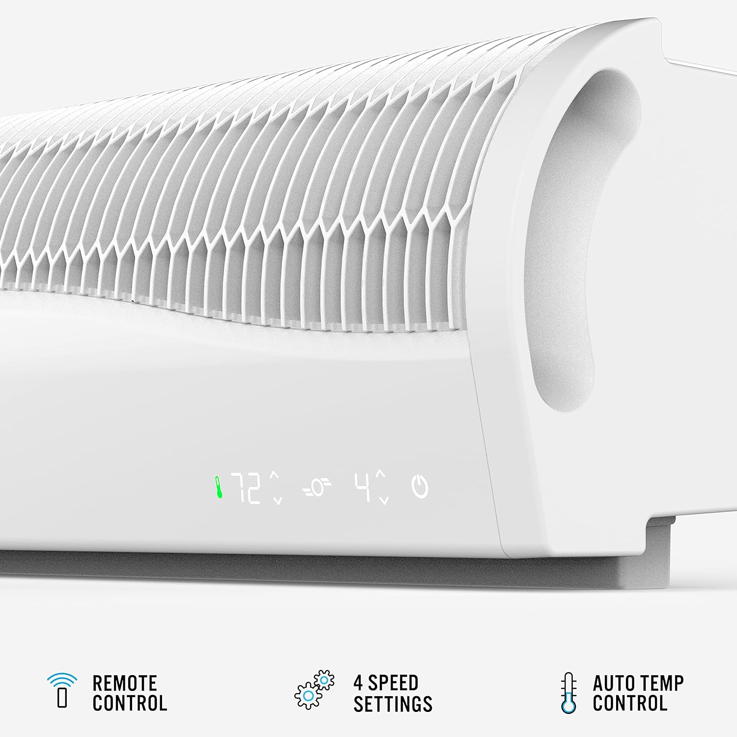 Vornado Transom Window Fan With 4 Speeds, Remote Control, Reversible Exhaust Mode, Weather Resistant Case, Whole Room, Ice White