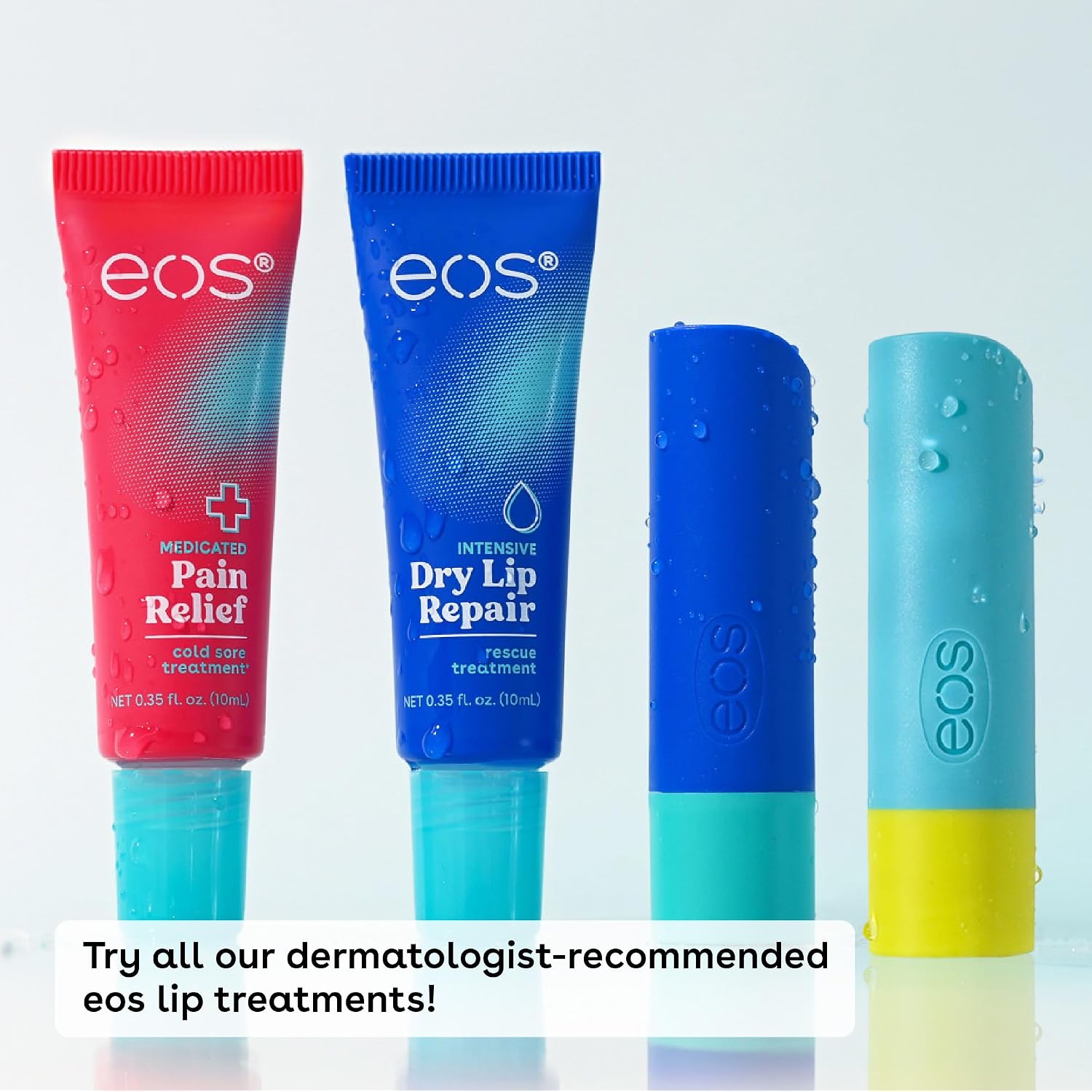 Eos The Hero Lip Repair, Extra Dry Lip Treatment, 24Hr Moisture, Overnight Lip Treatment, Natural Strawberry Extract, 0.35 Fl Oz
