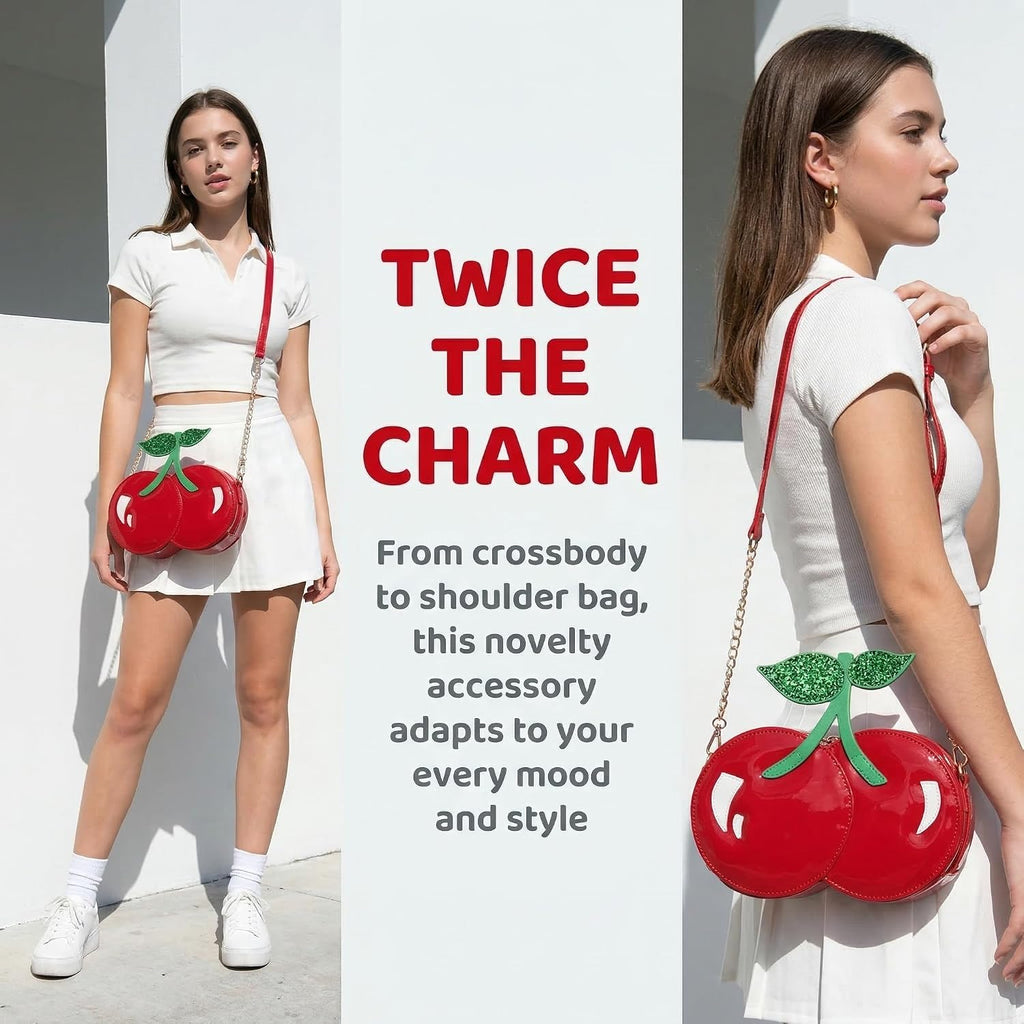 Fun Shape Purse For Women Novelty Handbags Unique Chain Crossbody Bag For Teens With Adjustable Shoulder Strap