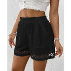 Womens Shorts for Women Casual Elastic Waisted 2026 Cotton Trendy Comfy Summer Shorts with Pockets