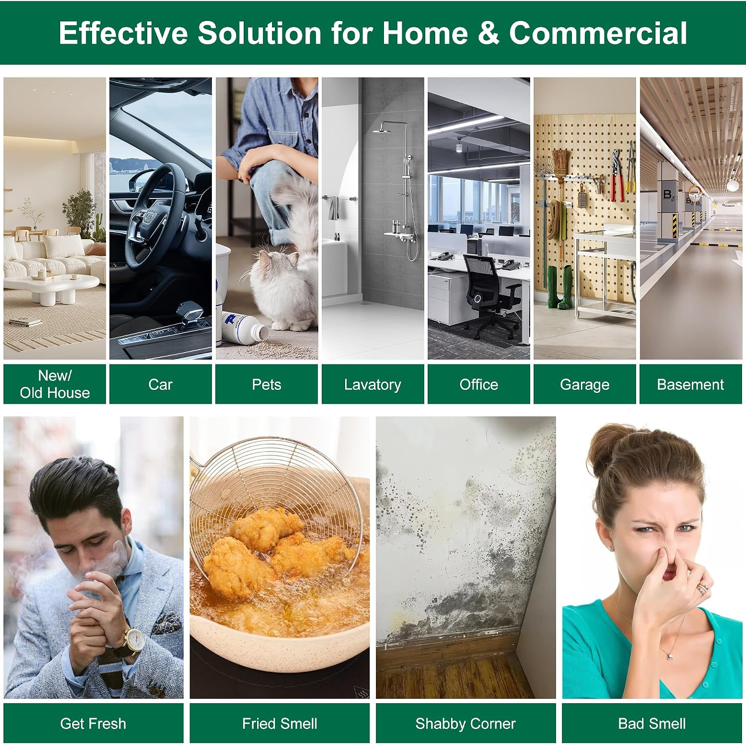 Ozone Generator 45,000Mg/H, Home/Industrial O3 Car Deodorizer. Ozone Machine Air Ionizer Ozone Odor Eliminator For Strong Odor. Odor Eliminator For Home, Car, Pet. Room Deodorizer For 2500 Sq Ft.