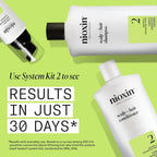 Nioxin System 2 Scalp + Hair Thickening Conditioner For Natural Hair With Progressed Thinning | Boost Hair Density With Niacinamide & Biotin | Refreshed Scalp With Healthy Shine
