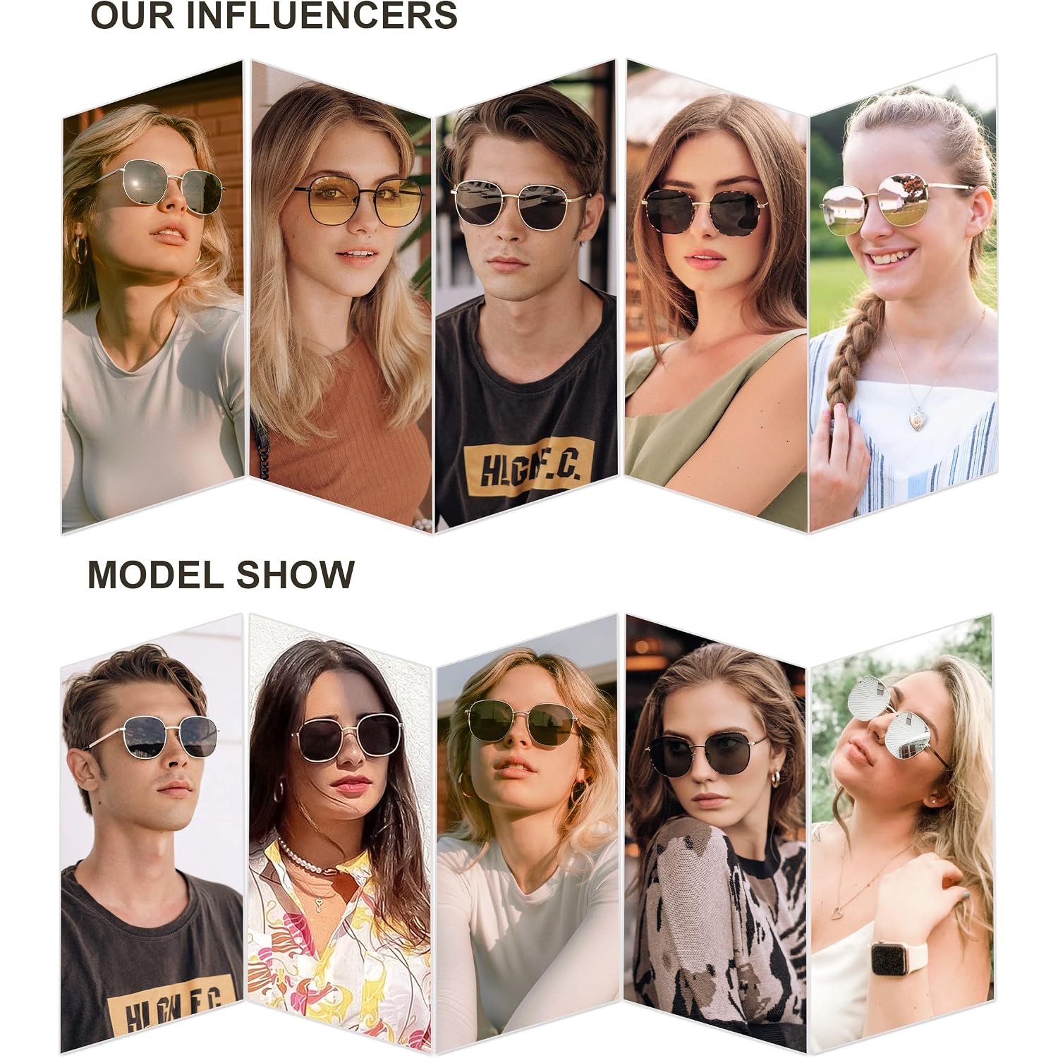 SOJOS Classic Trendy Square Sunglasses for Women Men Cute Big Frame Gold Shades SJ1137 Black/Grey