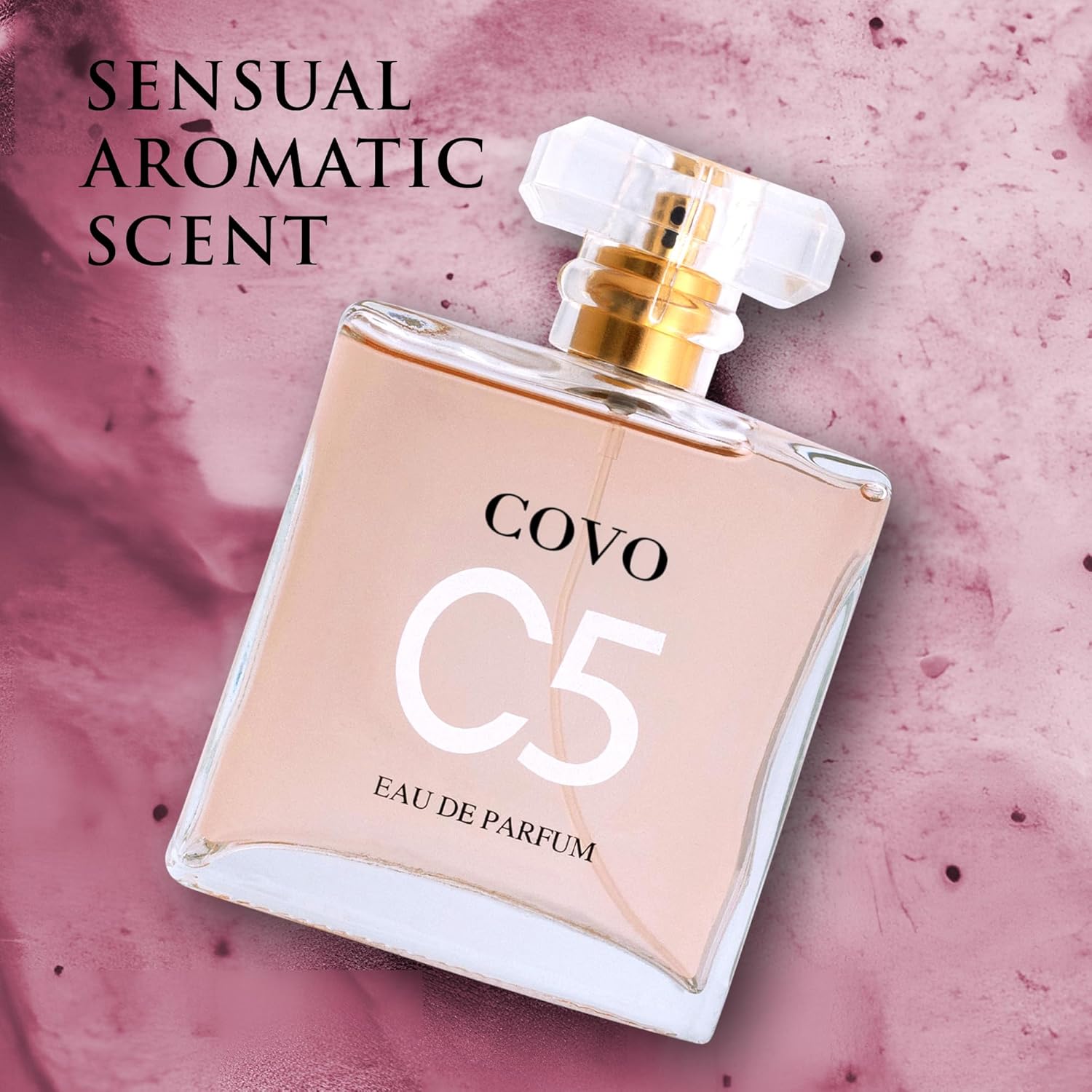 URBAN COLLECTION Covo C5 for Women Eau De Parfum 3.3 fl oz- Pure Femininity in a Bottle - Delicate Floral Scents of Jasmine and May Rose - Cruelty-Free Perfume Precious Gift for Women