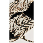 Ganni Women'S Xxl Zebra Shopper Tote