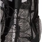 Under Armour Adult Hustle Mesh Backpack , (001) Black / / White , One Size Fits Most