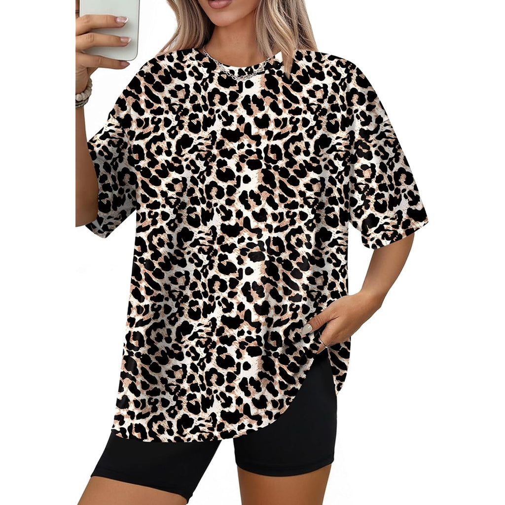 Wiholl Oversized Tshirts For Women Summer Tops Short Sleeve T Shirts Beach Vacation Clothes Travel Outfits Fashion 2026