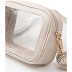 Clear Bag for Stadium Events, Clear Crossbody Purse for Women, Small Stadium Approved Bag for Concerts Games