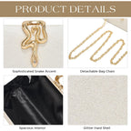 Clutch Purses For Women, Formal Evening Handbags, White Clutch For Wedding