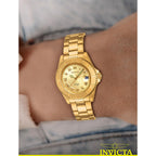 Invicta Women'S Angel 40Mm Gold Tone/Rose Tone Stainless Steel Quartz Watch, Gold (Model: 14321, 14368)