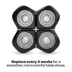 Freebird Official Replacement Blades for Flexseries Pro Head Shaver Kit - Refill Blades - High-Performance Blades for Smooth Shaving