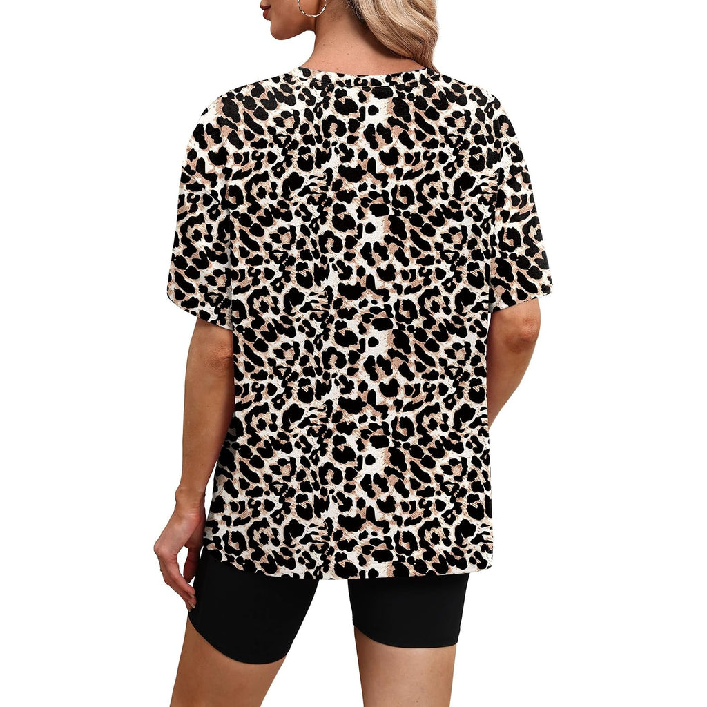Wiholl Oversized Tshirts For Women Summer Tops Short Sleeve T Shirts Beach Vacation Clothes Travel Outfits Fashion 2026