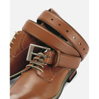 Chaoren Leather Dress Belt Men 2 Pack - 1 3/8" Mens Belts For Work Business Casual Jeans
