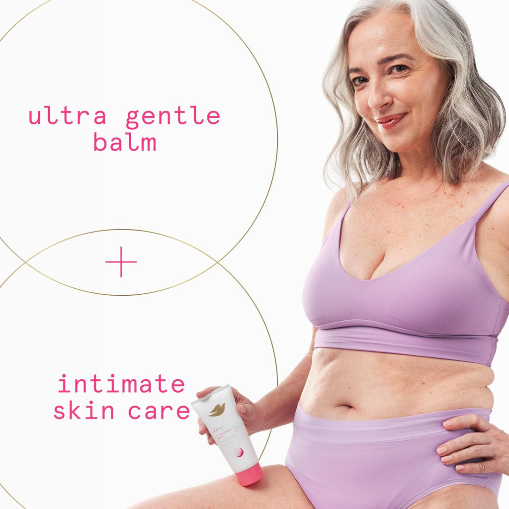 Dove Ultra Gentle Vulva Balm For Women, 3 Oz | Fragrance-Free Vulva Balm With Hyaluronic Acid To Help Soothe Dryness And Discomfort For Sensitive Intimate Skin
