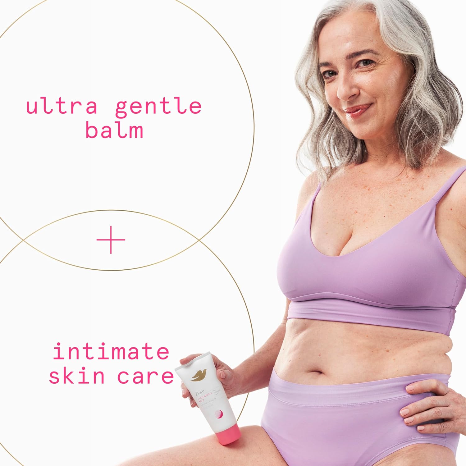 Dove Ultra Gentle Vulva Balm For Women, 3 Oz | Fragrance-Free Vulva Balm With Hyaluronic Acid To Help Soothe Dryness And Discomfort For Sensitive Intimate Skin